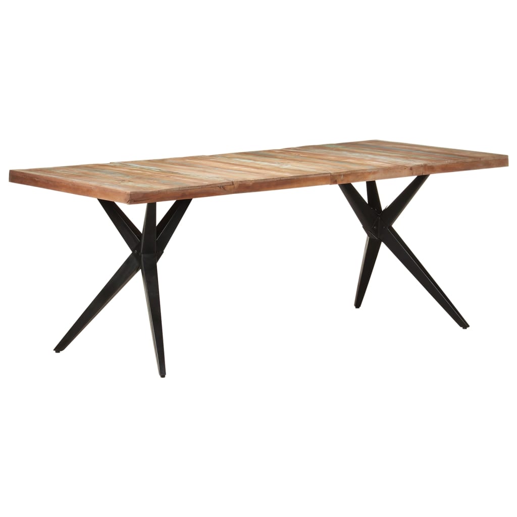 Eettafel 200x90x76 cm massief gerecycled hout is nu te koop bij PeponiXL, paradijselijk wonen!