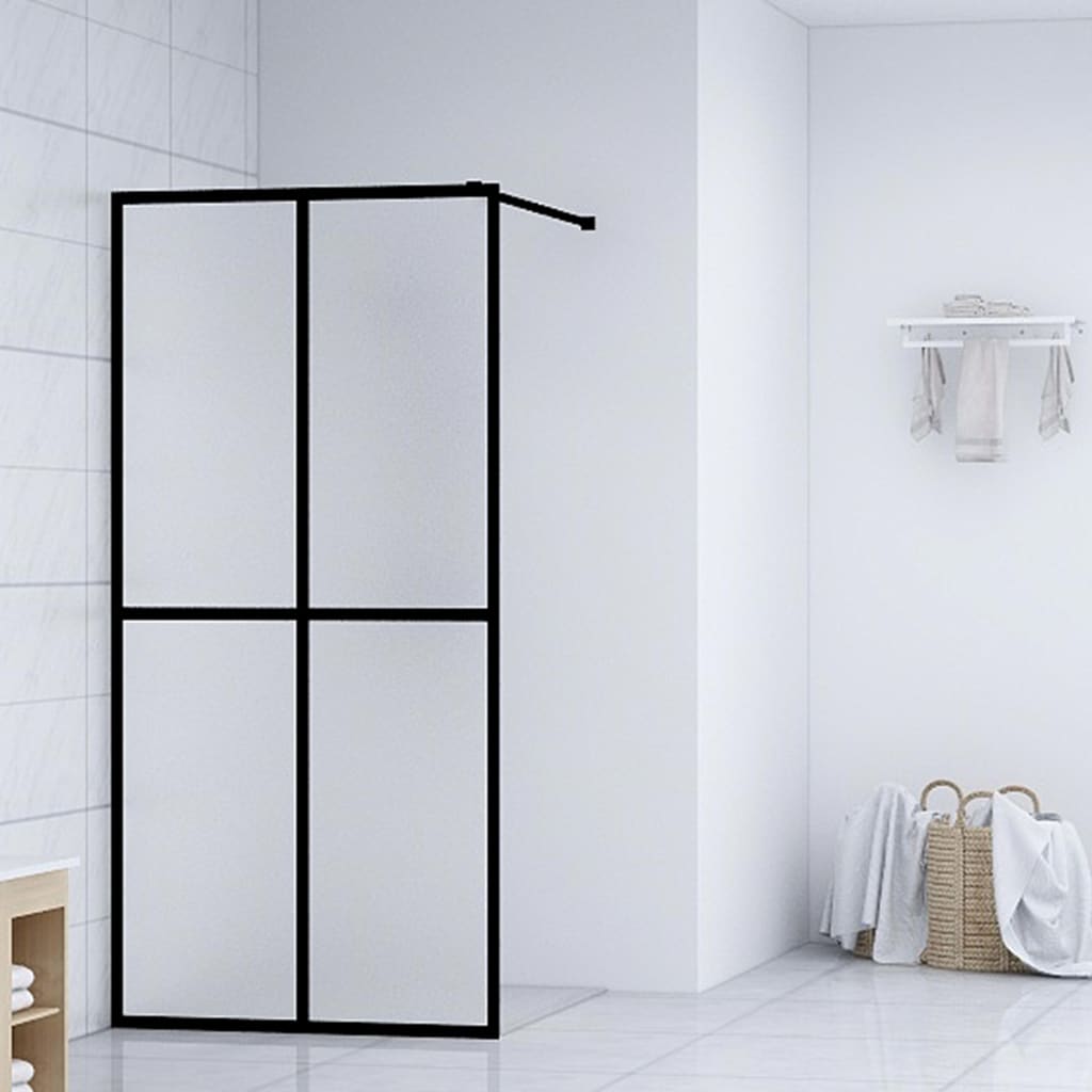 Inloopdouchewand 100x195 cm mat gehard glas is nu te koop bij PeponiXL, paradijselijk wonen!