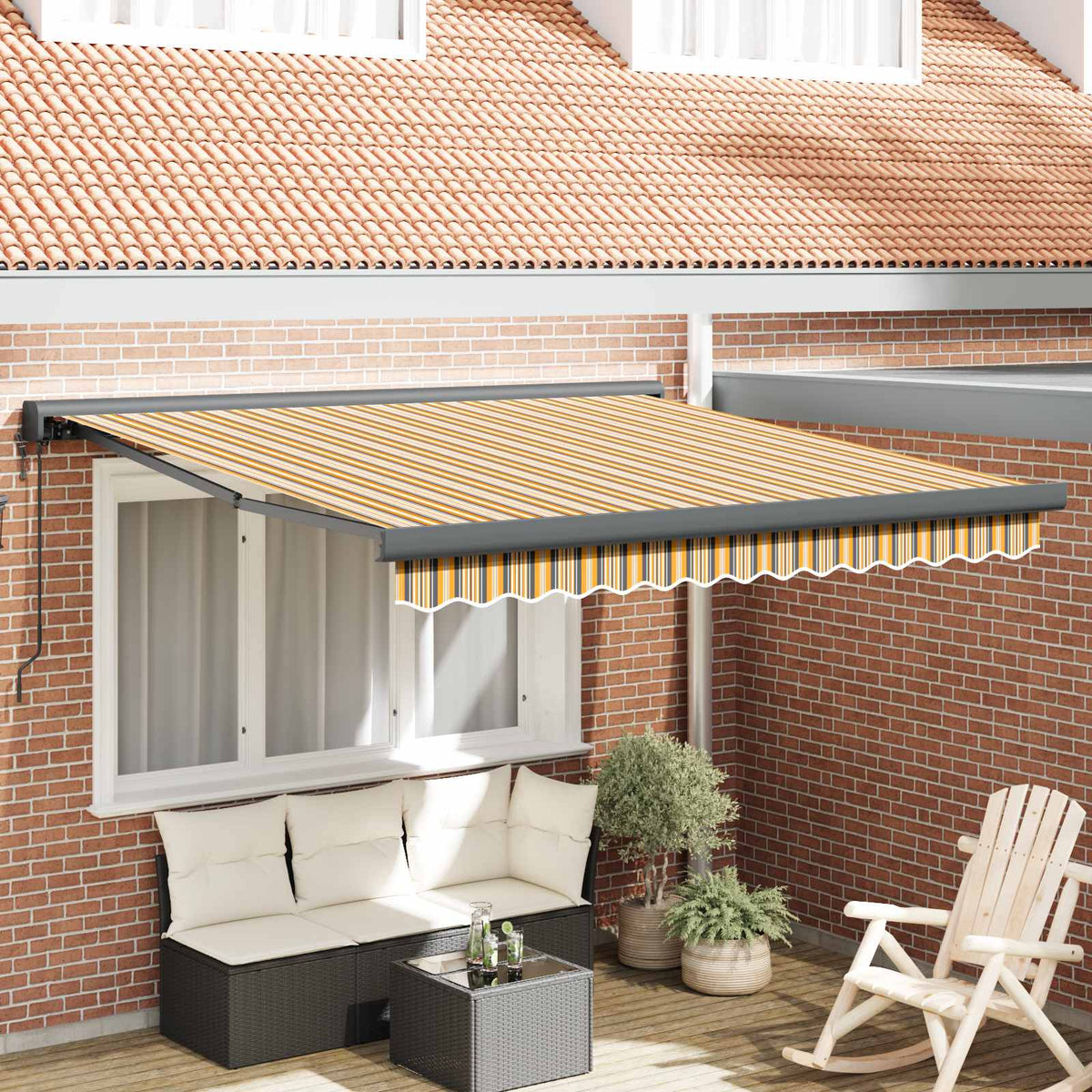 Markies Multikleur 350 x 250 x 165 cm Polyester en Aluminium is nu te koop bij PeponiXL, paradijselijk wonen!