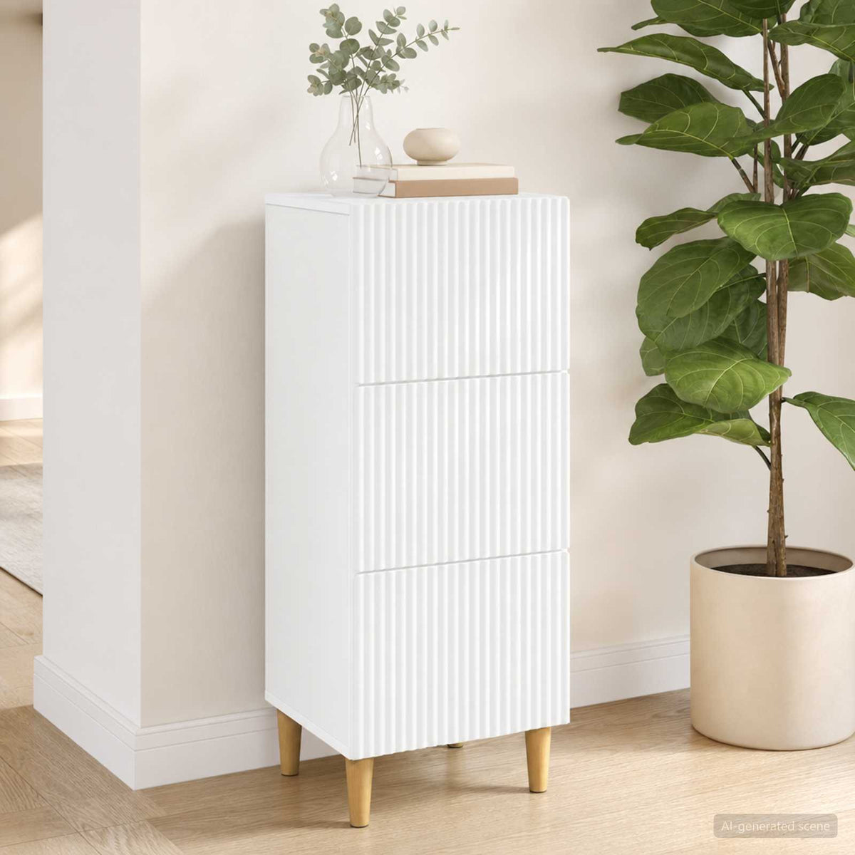 Ladenkast Wit 33 x 34,5 x 90 cm Bewerkt hout is nu te koop bij PeponiXL, paradijselijk wonen!