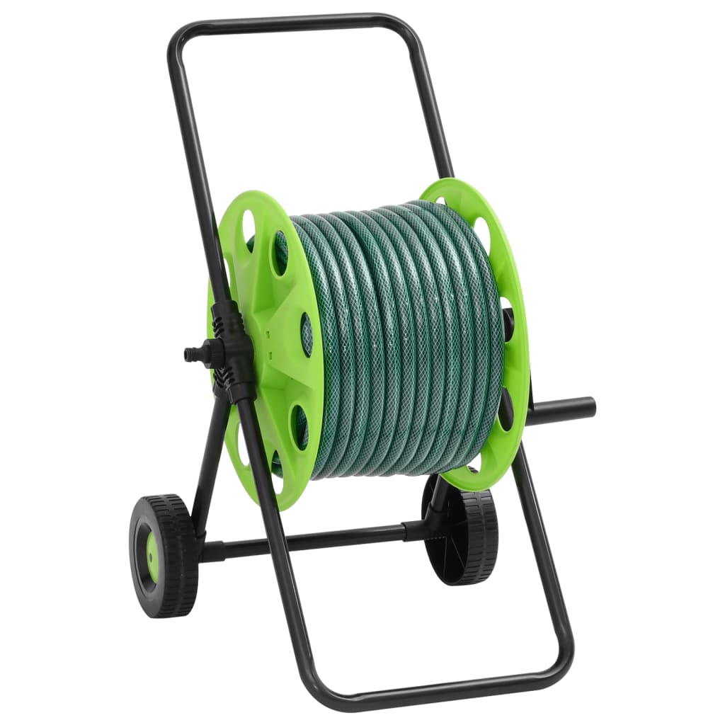 Slanghaspelkar met 30 m slang PVC groen is nu te koop bij PeponiXL, paradijselijk wonen!