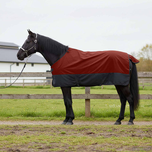 Paardendeken Donkergroen en Zwart 75 cm Polyester is nu te koop bij PeponiXL, paradijselijk wonen!