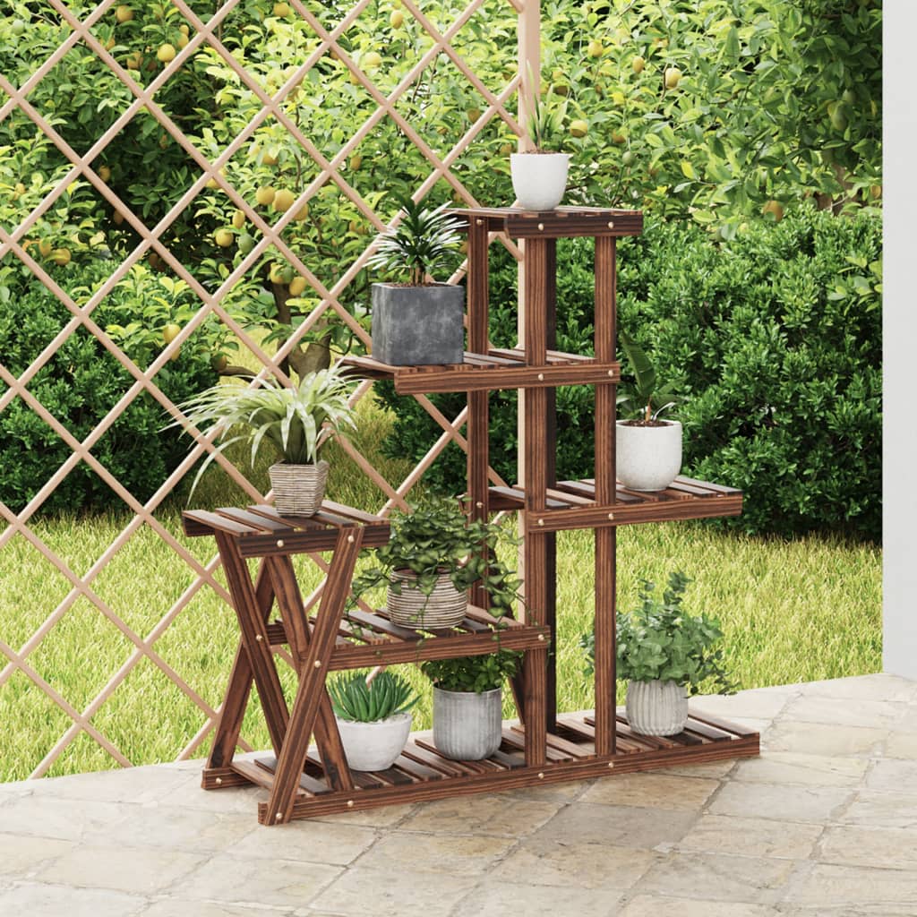 Plantenstandaard 95x25x96 cm massief vurenhout is nu te koop bij PeponiXL, paradijselijk wonen!