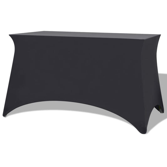 Tafelhoes stretch antraciet 120x60,5x74 cm 2 st is nu te koop bij PeponiXL, paradijselijk wonen!