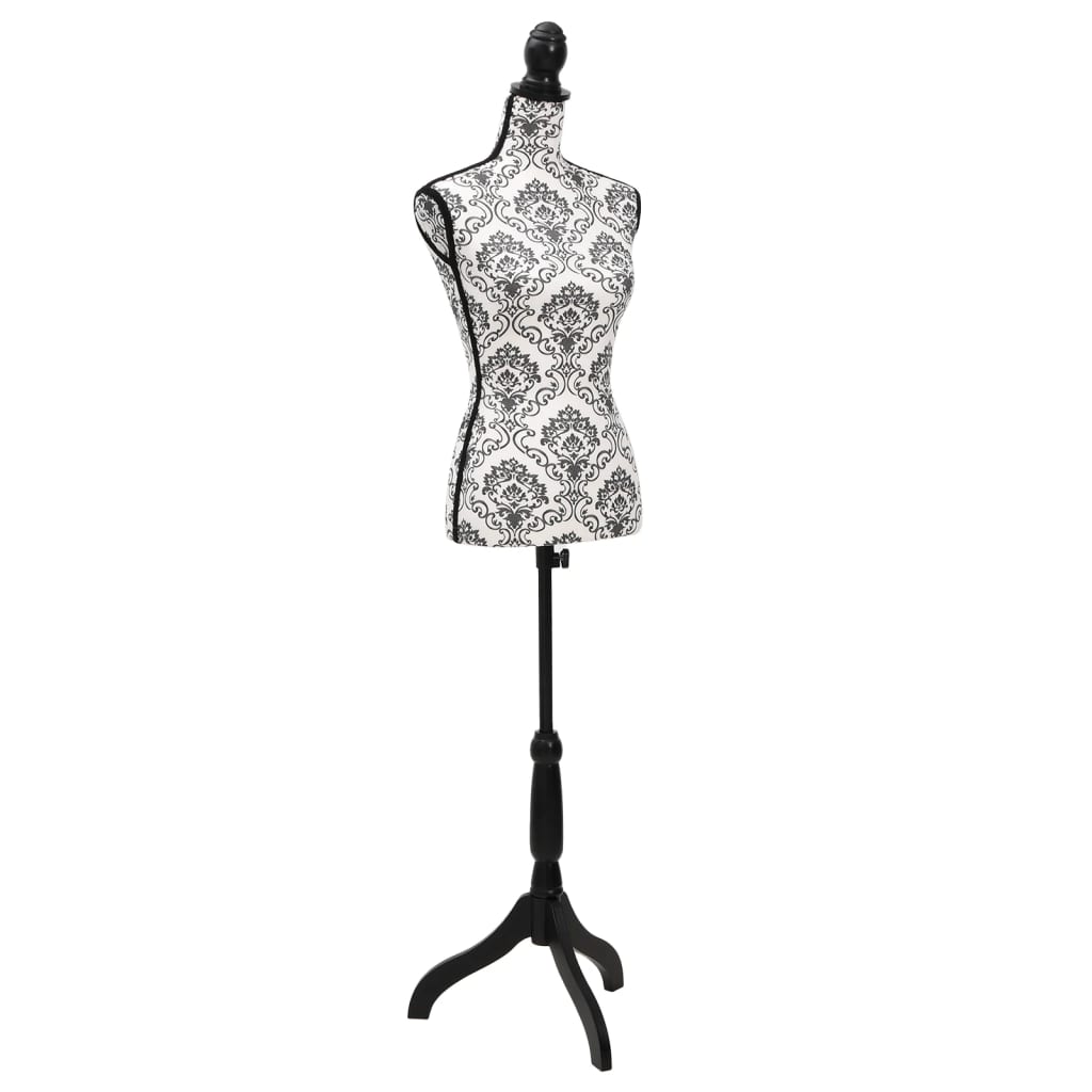 Etalagepop torso vrouw zwart wit is nu te koop bij PeponiXL, paradijselijk wonen!