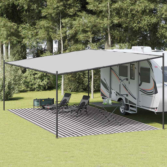 Tenttapijt 400x800 cm HDPE antracietkleurig en wit is nu te koop bij PeponiXL, paradijselijk wonen!