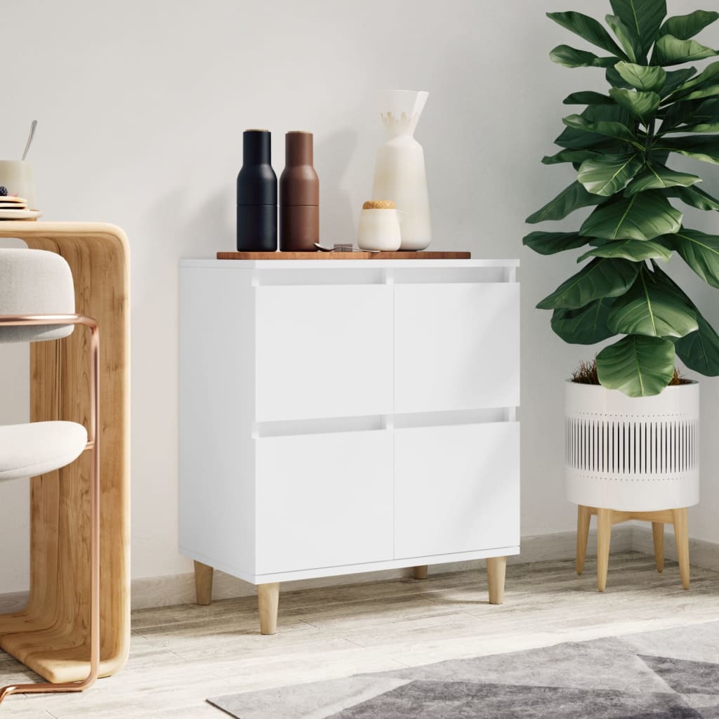 Dressoir 60x35x70 cm bewerkt hout wit is nu te koop bij PeponiXL, paradijselijk wonen!