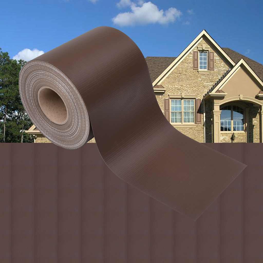 Tuinscherm 70x0,19 m PVC bruin is nu te koop bij PeponiXL, paradijselijk wonen!
