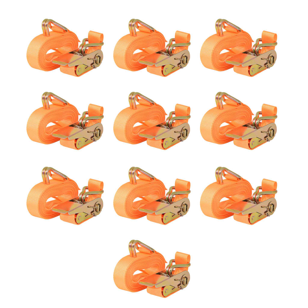Spanbanden 0,4 ton 6mx25mm oranje 10 st is nu te koop bij PeponiXL, paradijselijk wonen!