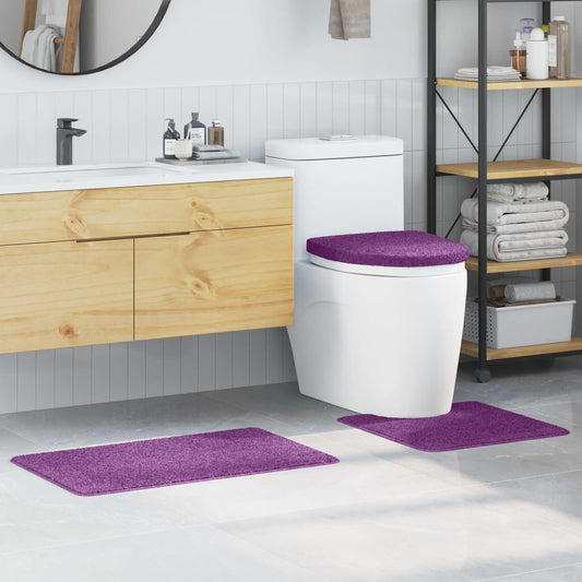 Antislip Badmat Set 3 pcs Paars PP is nu te koop bij PeponiXL, paradijselijk wonen!