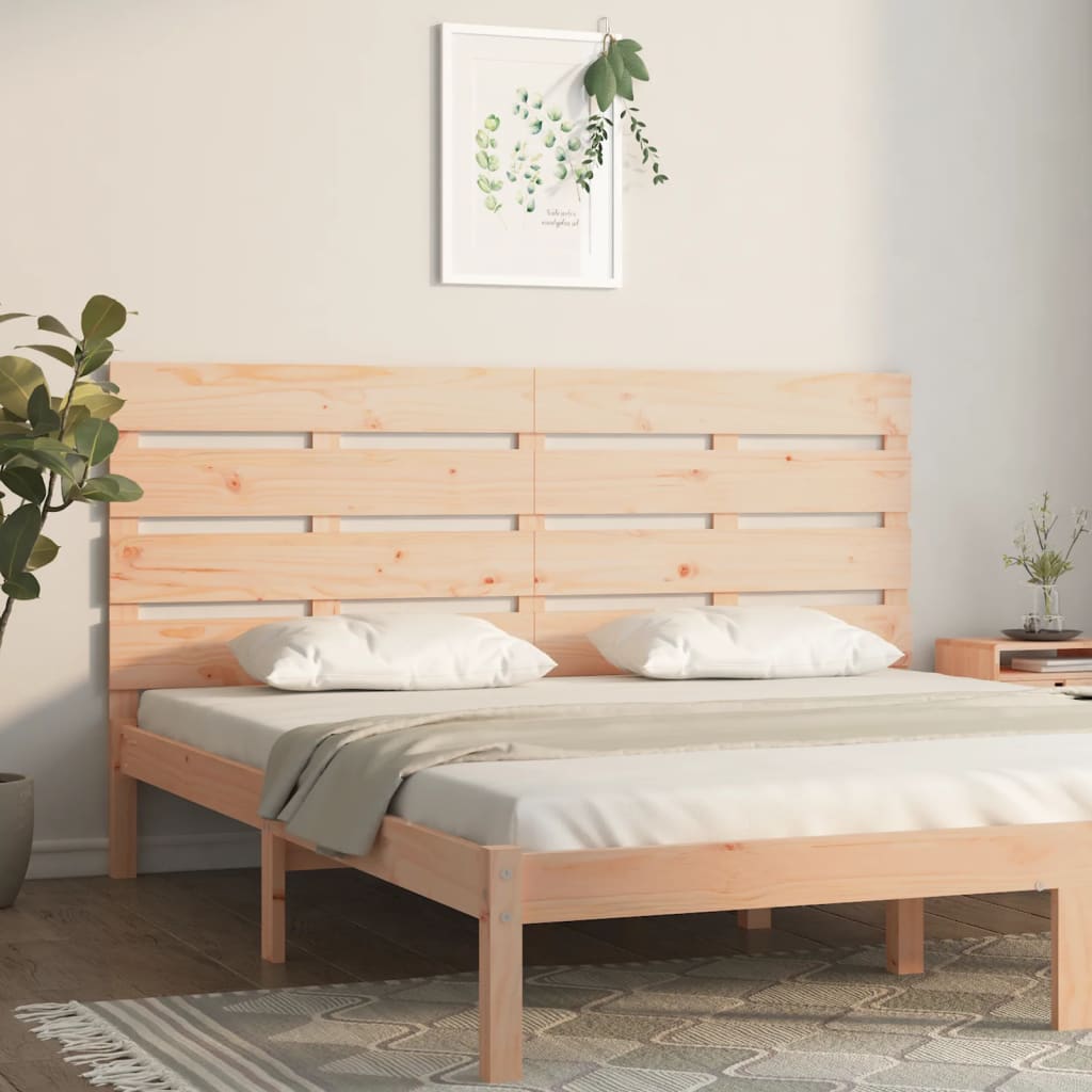 Hoofdbord 120x3x80 cm massief grenenhout is nu te koop bij PeponiXL, paradijselijk wonen!