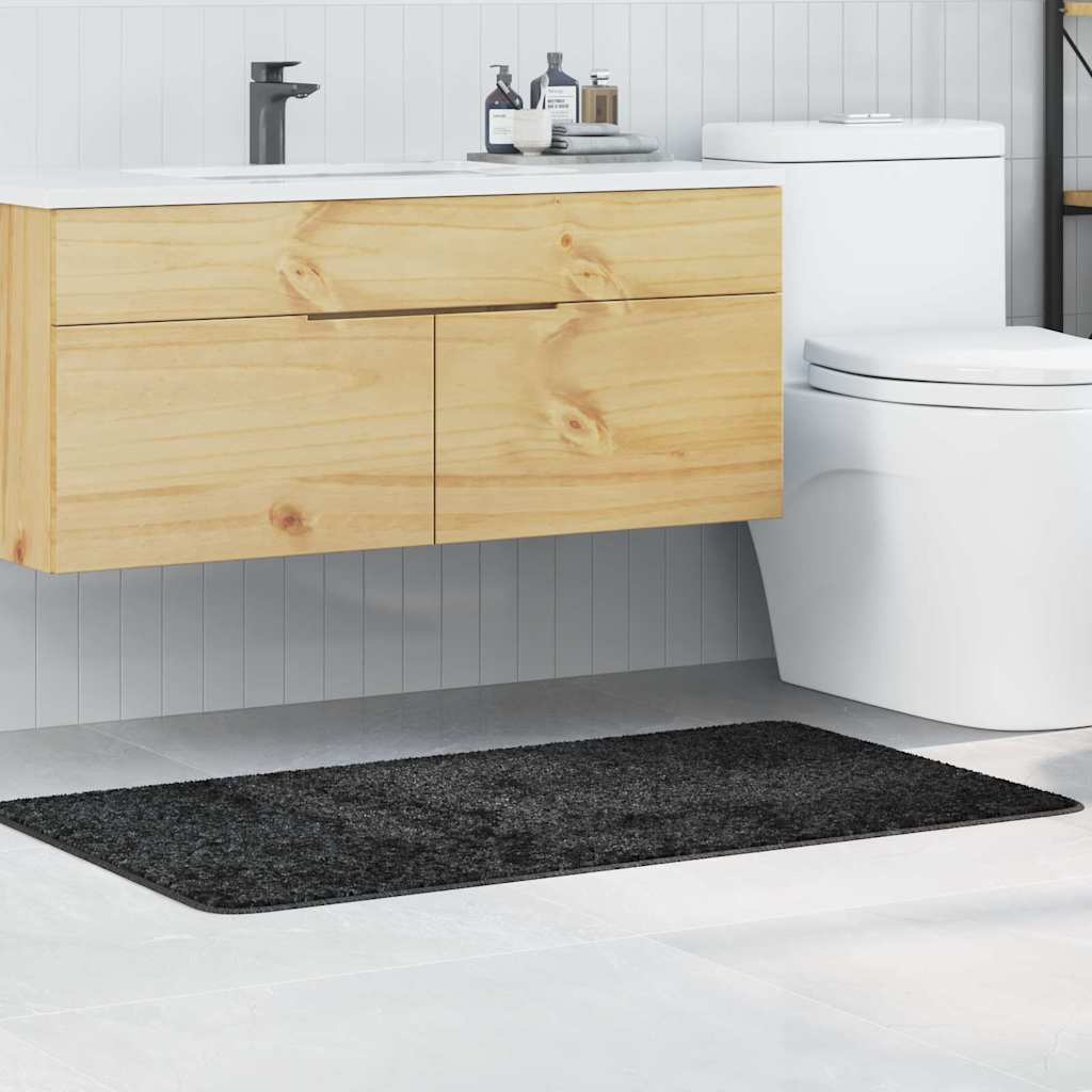 Antislip Badmat Donkergrijs 70 x 120 cm PP is nu te koop bij PeponiXL, paradijselijk wonen!