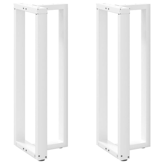 Bartafelpoten 2 st T-vormig 40x35x(110-111) cm staal wit is nu te koop bij PeponiXL, paradijselijk wonen!