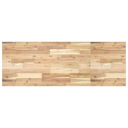 Bureaublad 160x50x2 cm onbehandeld massief acaciahout is nu te koop bij PeponiXL, paradijselijk wonen!