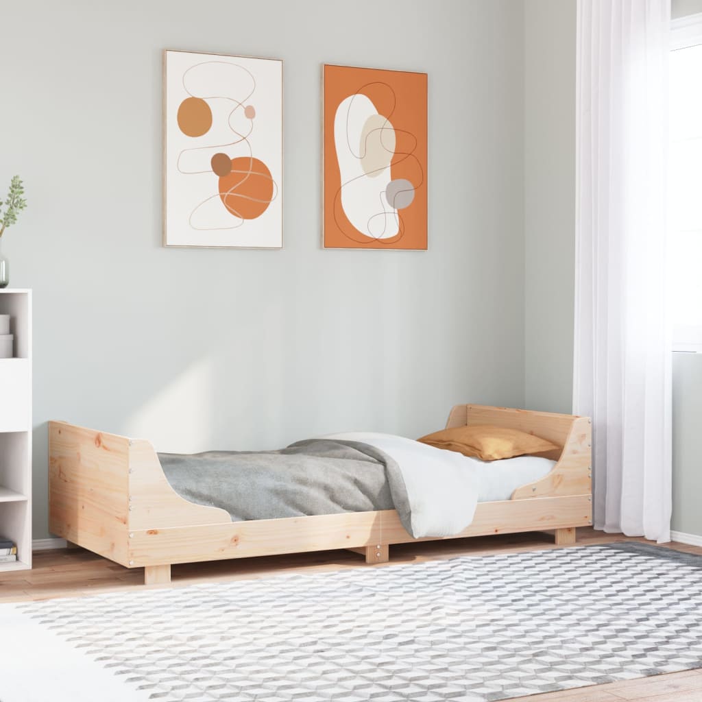 Bedframe zonder matras massief grenenhout 90x200 cm is nu te koop bij PeponiXL, paradijselijk wonen!