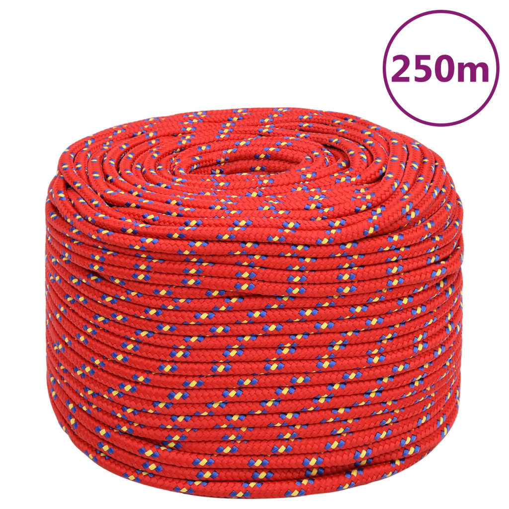 Boottouw 8 mm 250 m polypropyleen rood is nu te koop bij PeponiXL, paradijselijk wonen!