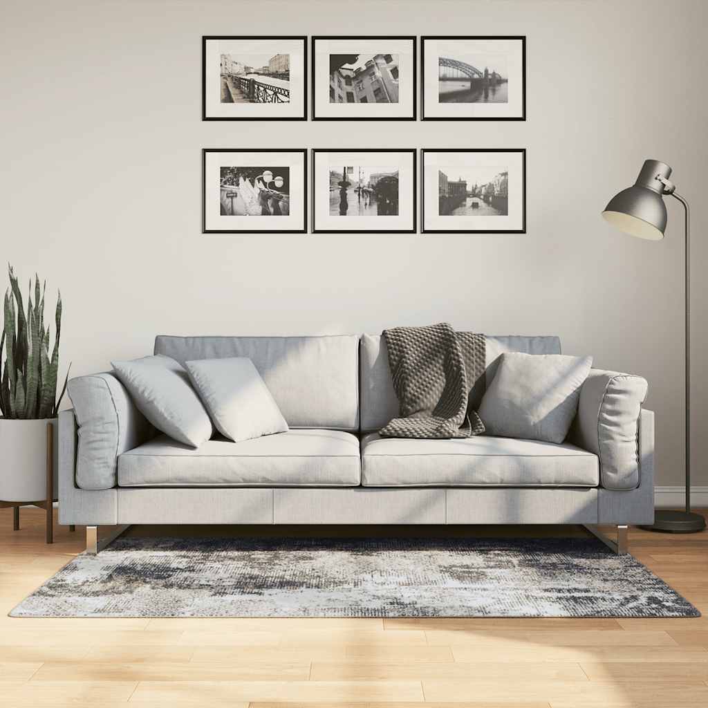 Vloerkleed wasbaar 80x150 cm meerkleurig is nu te koop bij PeponiXL, paradijselijk wonen!