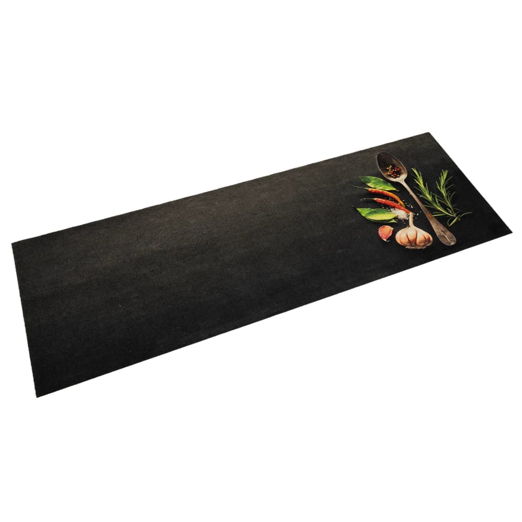 Keukenmat wasbaar kruidenprint 60x180 cm fluweel is nu te koop bij PeponiXL, paradijselijk wonen!