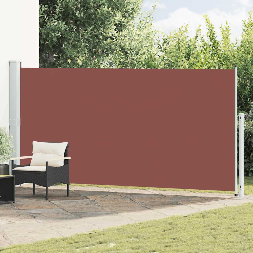 Tuinscherm uittrekbaar 180x500 cm bruin is nu te koop bij PeponiXL, paradijselijk wonen!