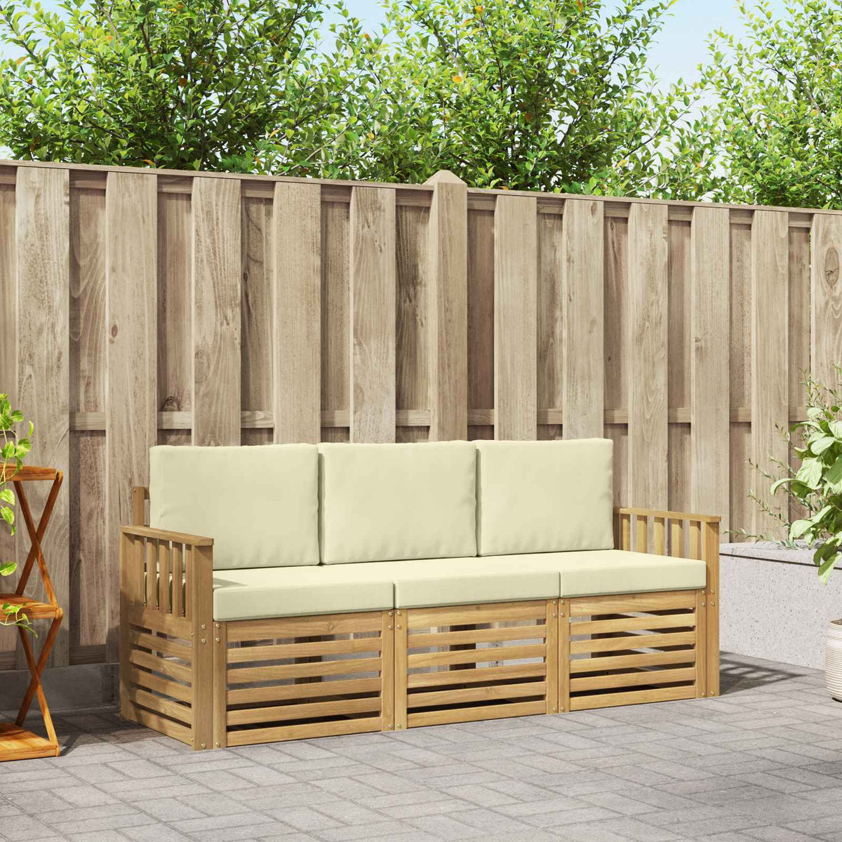 Sofa-Sets Massief Acaciahout is nu te koop bij PeponiXL, paradijselijk wonen!