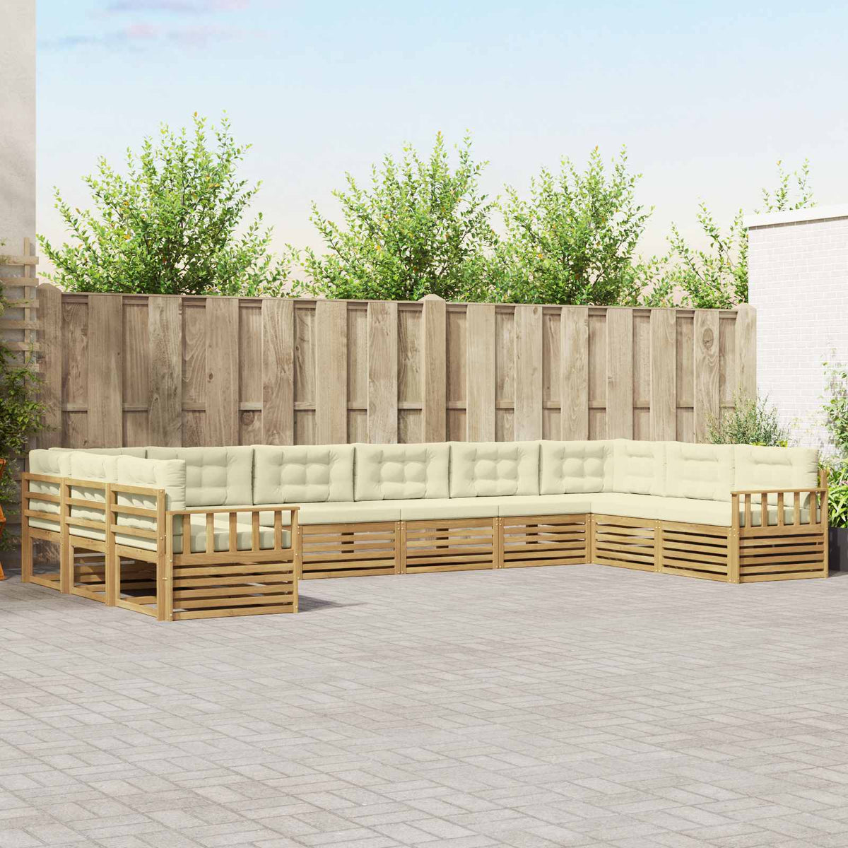 Sofa-Sets Massief Acaciahout is nu te koop bij PeponiXL, paradijselijk wonen!