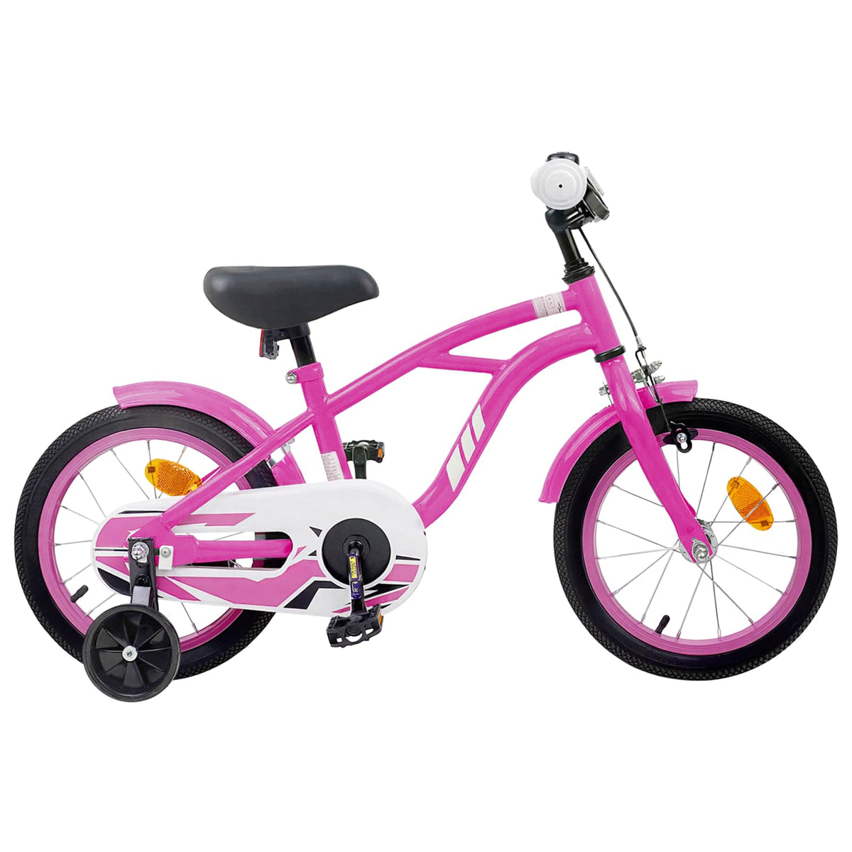 Kinderfiets 16 Inch voor 4-6 jaar oud Donkerroze is nu te koop bij PeponiXL, paradijselijk wonen!