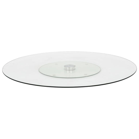 Serveerbord draaiend 60 cm gehard glas transparant is nu te koop bij PeponiXL, paradijselijk wonen!