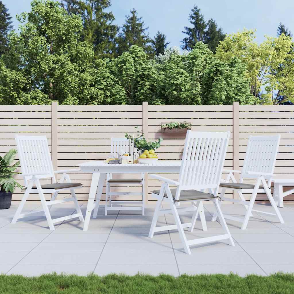 Tuinstoelkussens 4 st 40x40x4 cm oxford stof grijs is nu te koop bij PeponiXL, paradijselijk wonen!