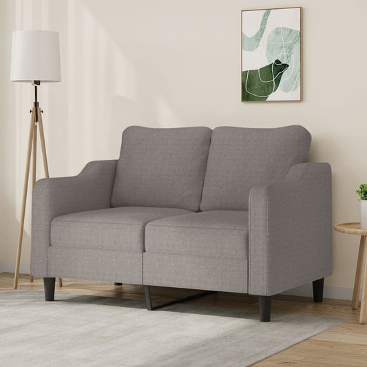 Tweezitsbank 120 cm stof taupe is nu te koop bij PeponiXL, paradijselijk wonen!
