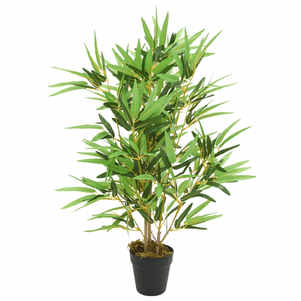 Kunstplant bamboe 368 bladeren 80 cm groen is nu te koop bij PeponiXL, paradijselijk wonen!