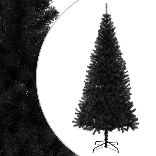 Kunstkerstboom met standaard 240 cm PVC zwart is nu te koop bij PeponiXL, paradijselijk wonen!