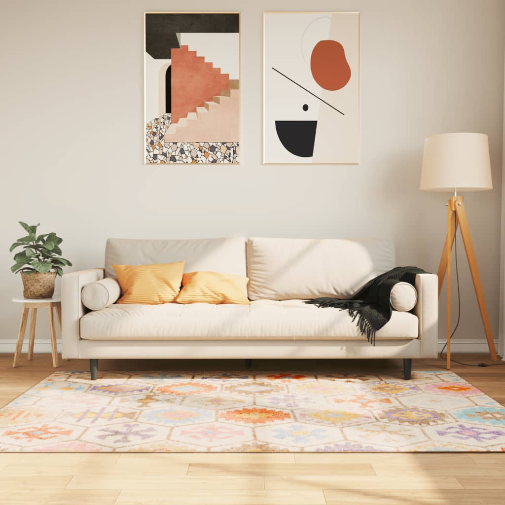 Vloerkleed wasbaar 160x230 cm meerkleurig is nu te koop bij PeponiXL, paradijselijk wonen!