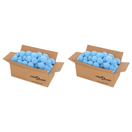 Zwembadfilterbolletjes antibacterieel 1400 g polyetheen blauw is nu te koop bij PeponiXL, paradijselijk wonen!