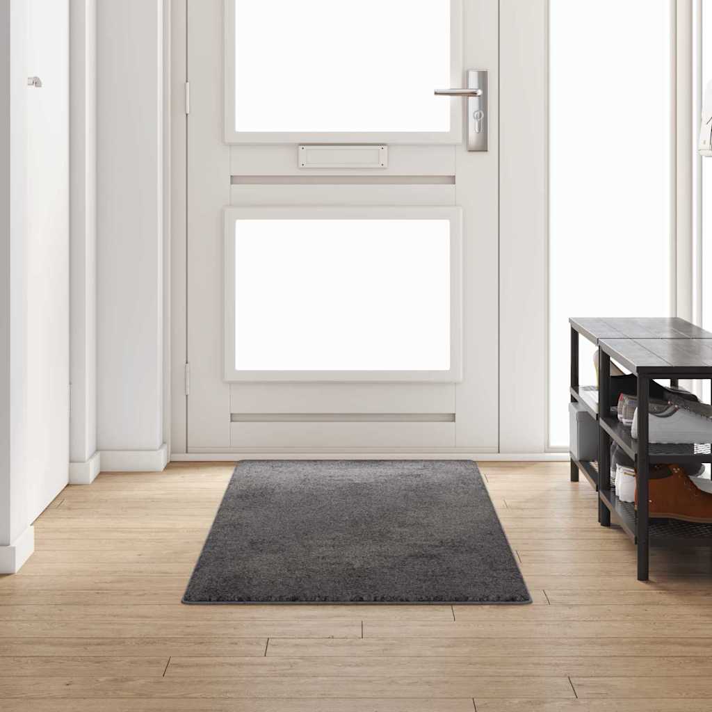 Tapijt Loper Grijs 80 x 250 cm 100% Polypropylene Tuft is nu te koop bij PeponiXL, paradijselijk wonen!