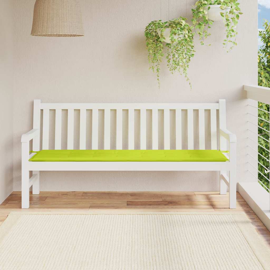 Tuinbankkussen 180x50x3 cm oxford stof heldergroen is nu te koop bij PeponiXL, paradijselijk wonen!