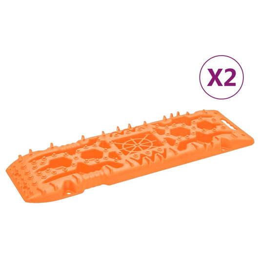 Gripplaten 2 st 107x31x7 cm nylon oranje is nu te koop bij PeponiXL, paradijselijk wonen!
