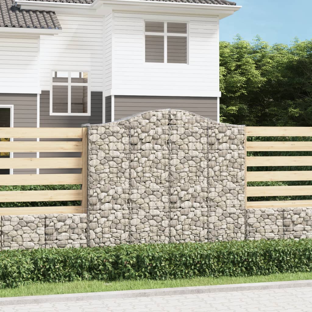 Schanskorf gewelfd 200x50x180/200 cm gegalvaniseerd ijzer is nu te koop bij PeponiXL, paradijselijk wonen!