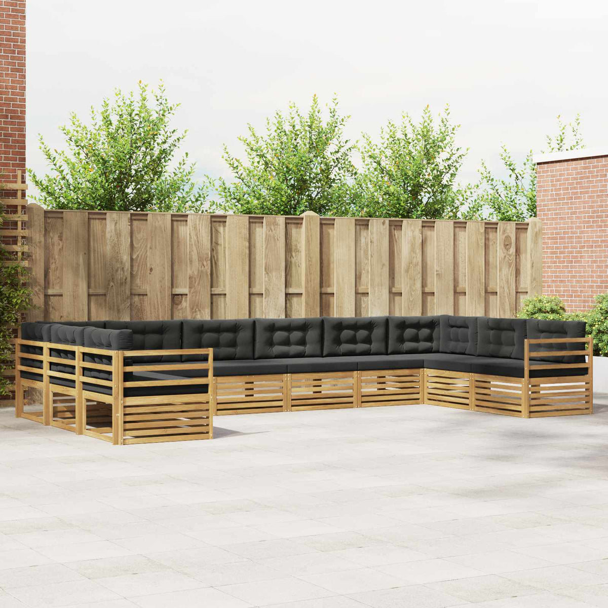 Sofa-Sets Massief Acaciahout is nu te koop bij PeponiXL, paradijselijk wonen!