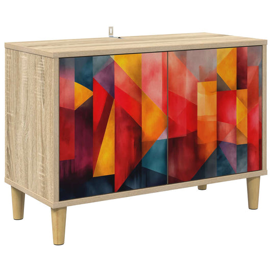 Tv-meubel HEESCH 69 x 33 x 50 cm Sonoma Bewerkt hout is nu te koop bij PeponiXL, paradijselijk wonen!