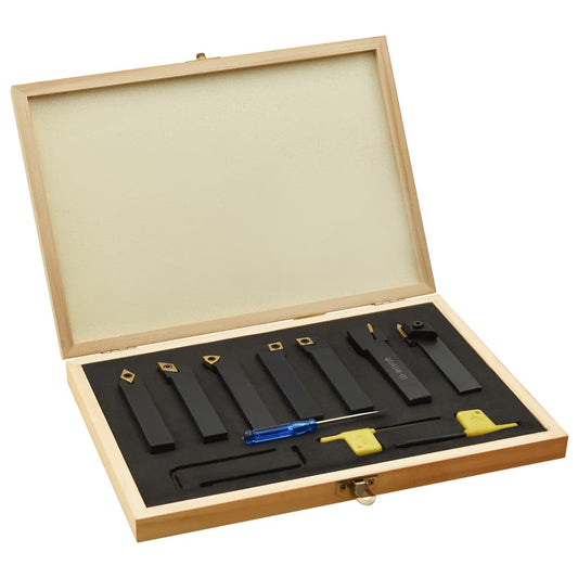 12-delige Draaigereedschapsset indexeerbaar 100 mm 16x16 mm is nu te koop bij PeponiXL, paradijselijk wonen!