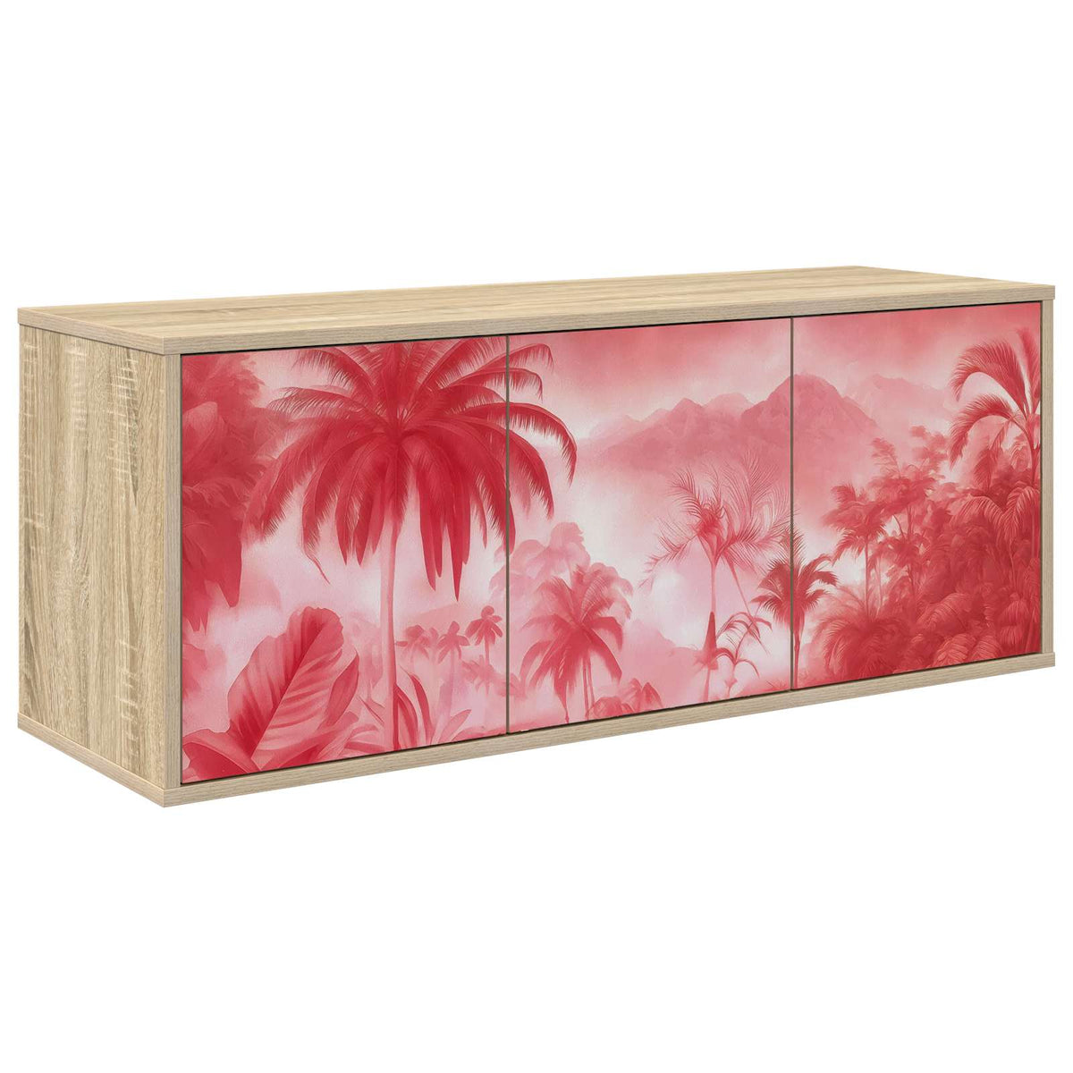 Wandgemonteerd tv-meubel AACHEN 102 x 33 x 40 cm Sonoma Eiken is nu te koop bij PeponiXL, paradijselijk wonen!