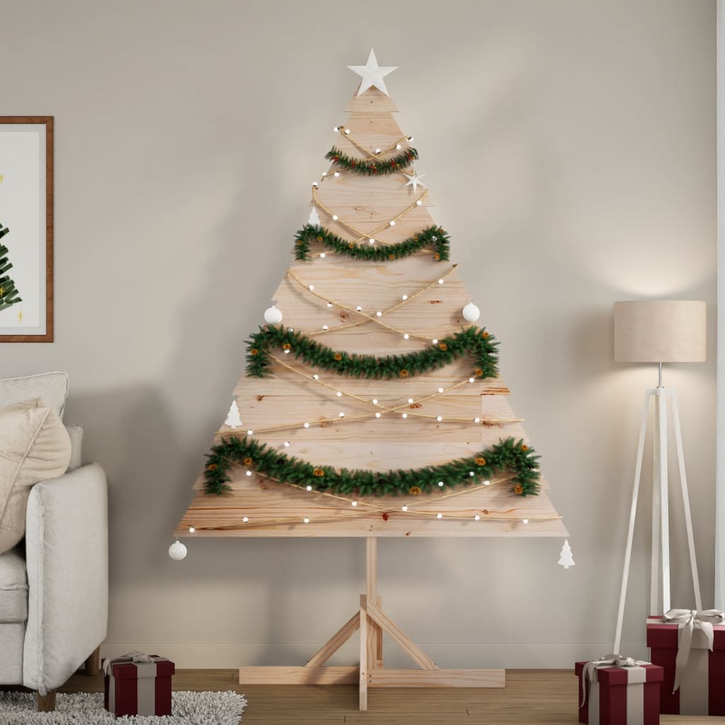 Kerstdecoratie kerstboom 180 cm massief hout is nu te koop bij PeponiXL, paradijselijk wonen!