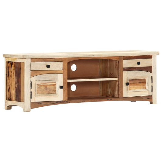Tv-meubel 120x30x40 cm massief gerecycled hout is nu te koop bij PeponiXL, paradijselijk wonen!