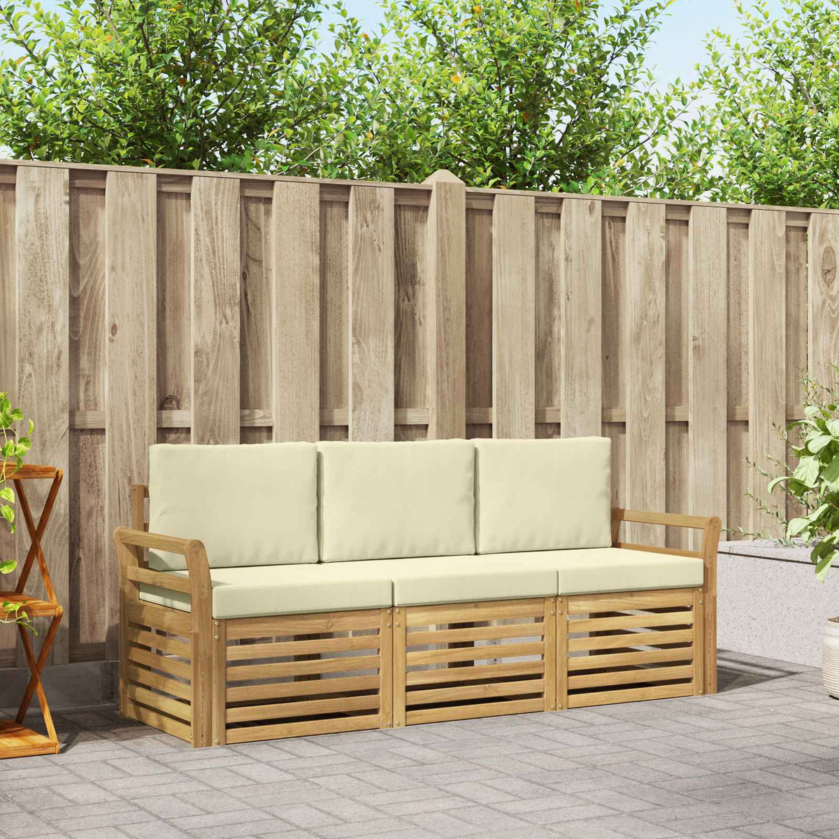 Sofa-Sets Massief Acaciahout is nu te koop bij PeponiXL, paradijselijk wonen!
