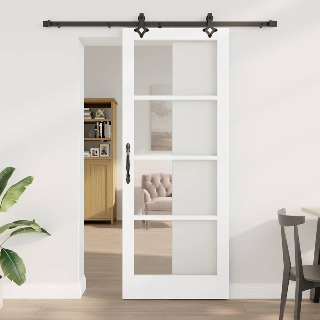 Schuifdeur ORKDAL Wit en zwart 83 x 211 cm is nu te koop bij PeponiXL, paradijselijk wonen!