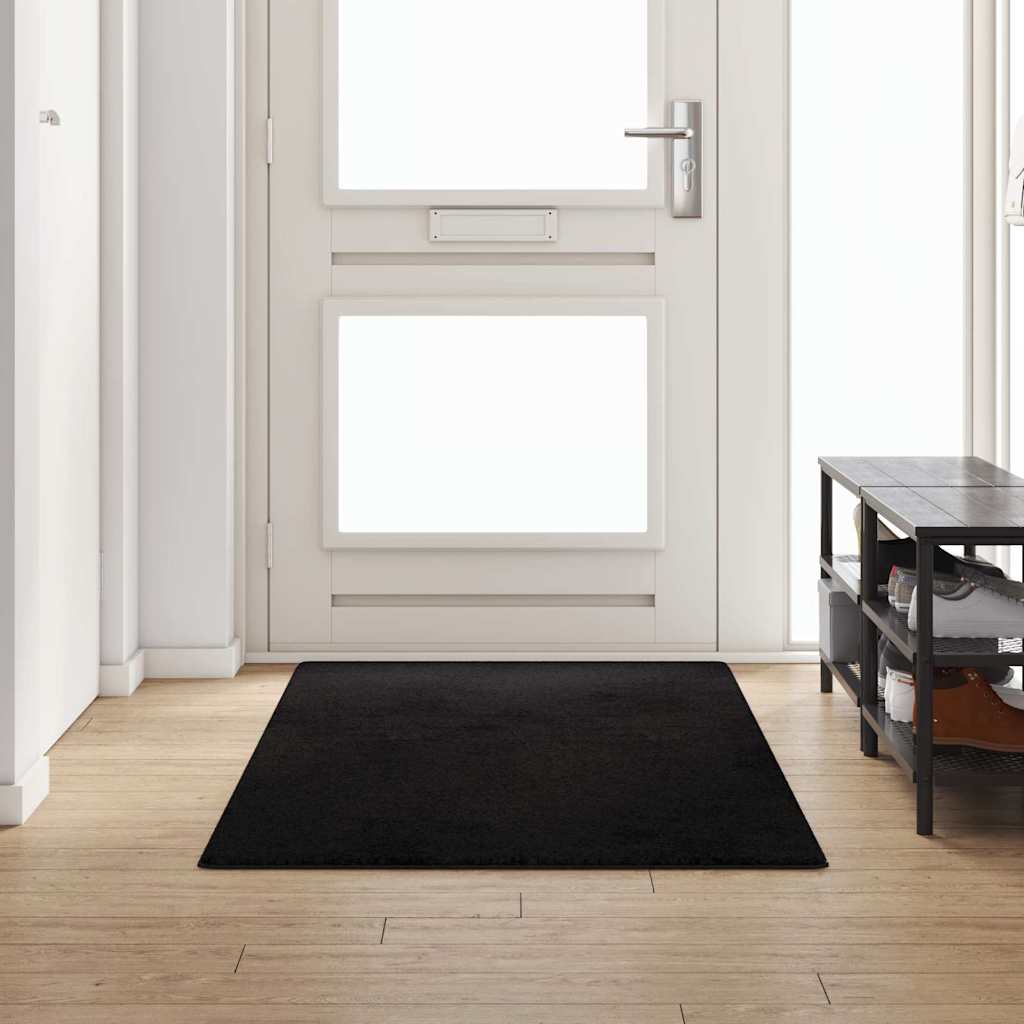Tapijt Loper Zwart 100 x 250 cm 100% Polypropylene Tuft is nu te koop bij PeponiXL, paradijselijk wonen!