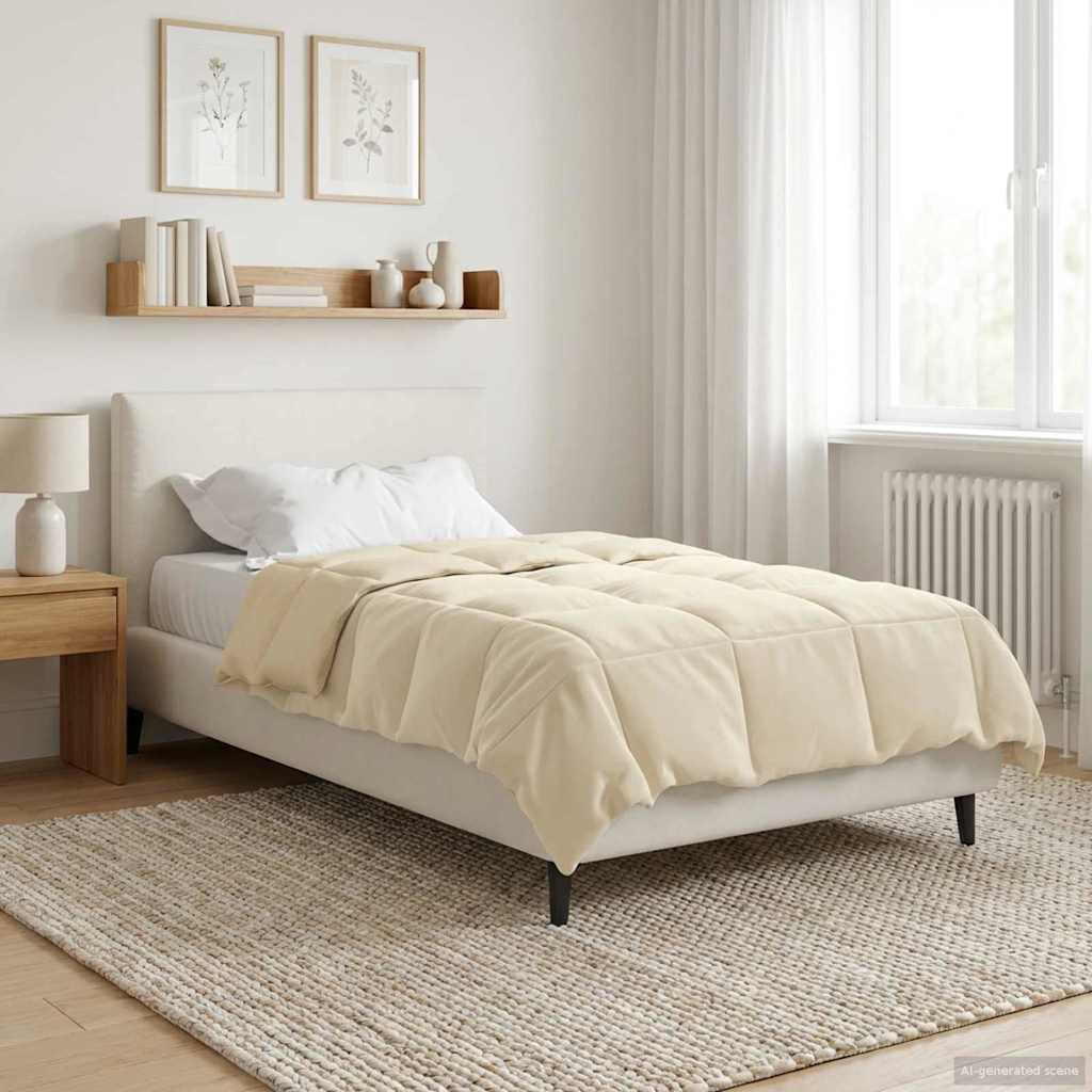 Zomer Dekbed Gekwilt Crème 155 x 200 cm Microfiber is nu te koop bij PeponiXL, paradijselijk wonen!