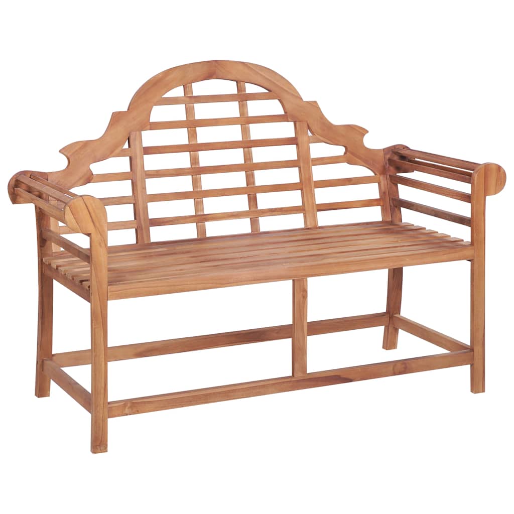 Tuinbank 127x58,5x92,5 cm massief teakhout is nu te koop bij PeponiXL, paradijselijk wonen!