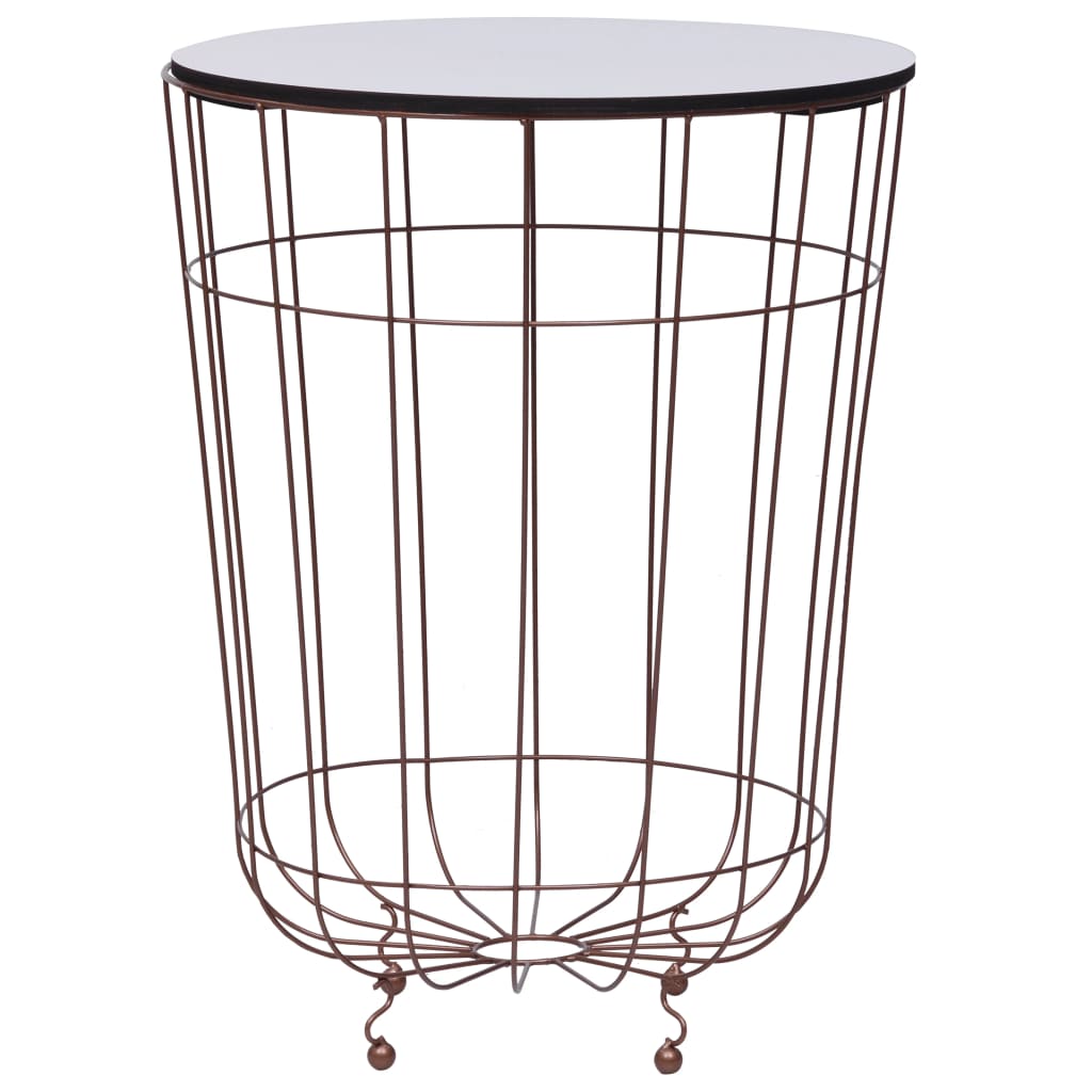 Salontafel Ø40 cm goudkleurig is nu te koop bij PeponiXL, paradijselijk wonen!