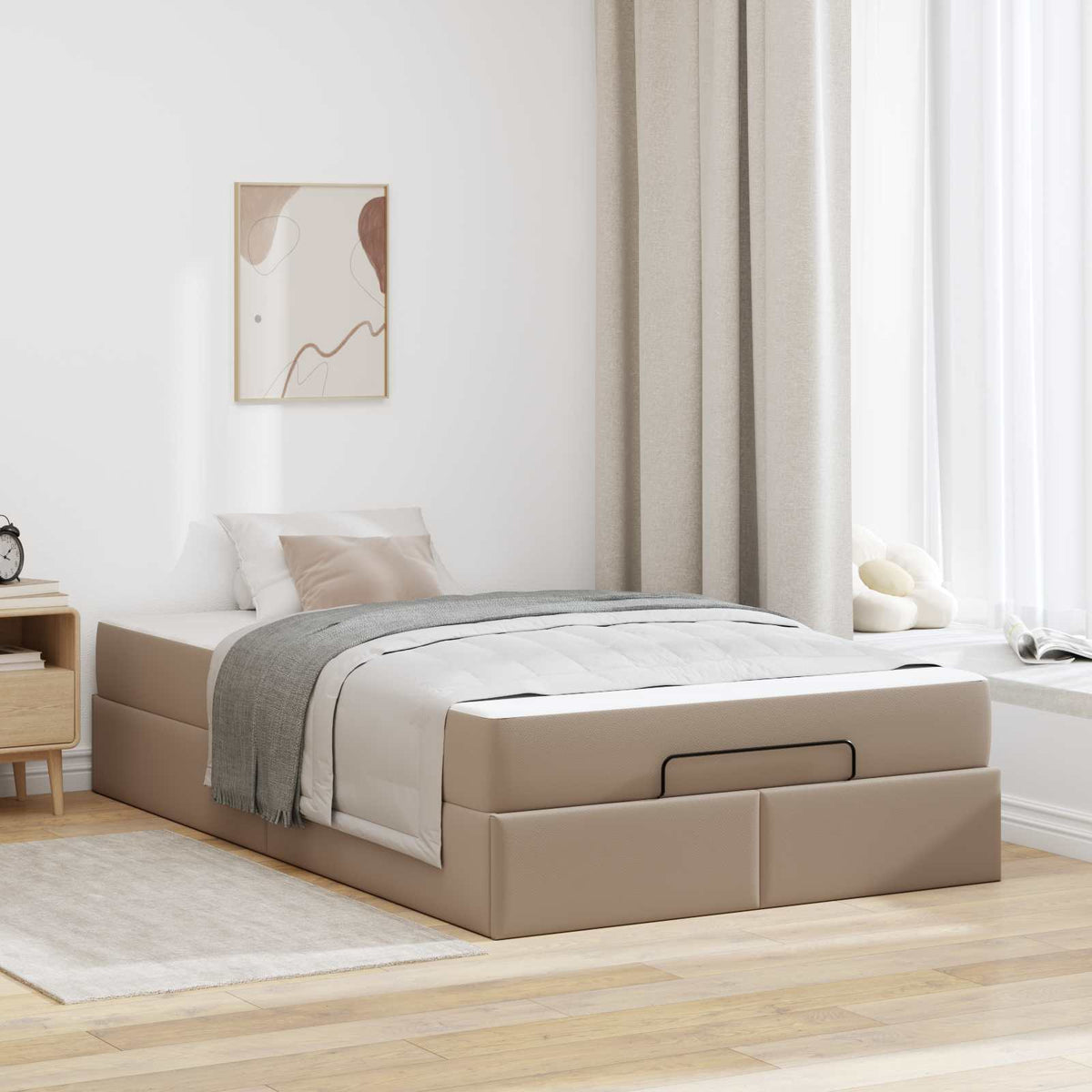 Bedframe met matras Anders 2 pcs Tan PVC is nu te koop bij PeponiXL, paradijselijk wonen!